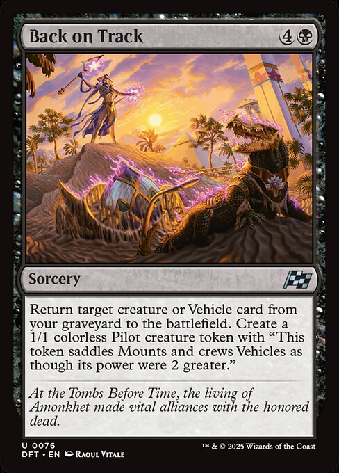 Back on Track, from Aetherdrift (#76)