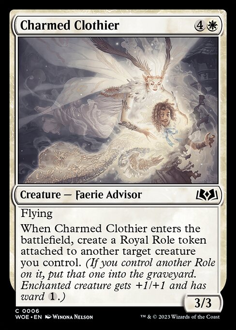 Charmed Clothier, from Wilds of Eldraine (#6)