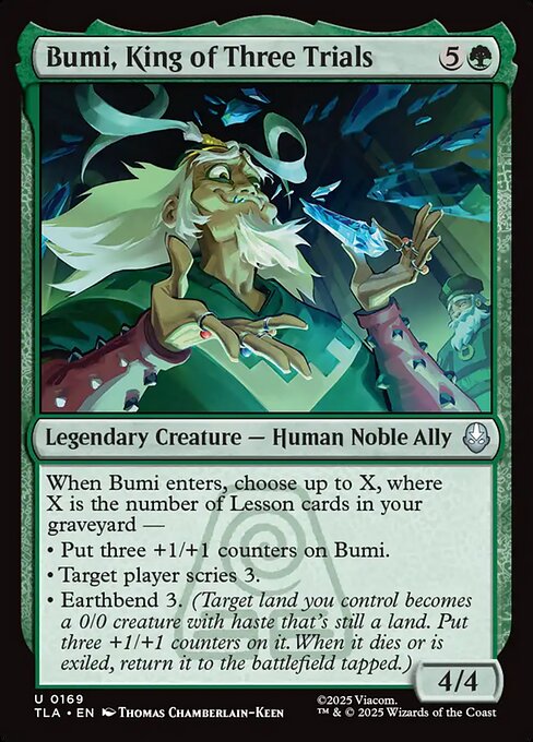 Bumi, King of Three Trials, from Avatar: The Last Airbender (#169)