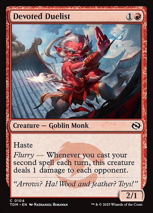 Devoted Duelist, from Tarkir: Dragonstorm (#104)