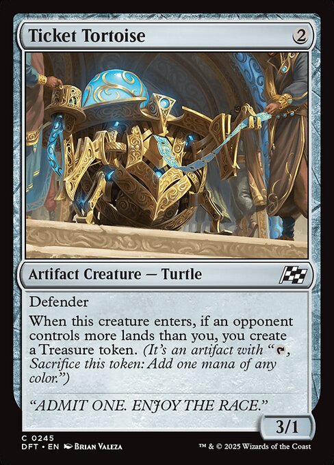 Ticket Tortoise, from Aetherdrift (#245)