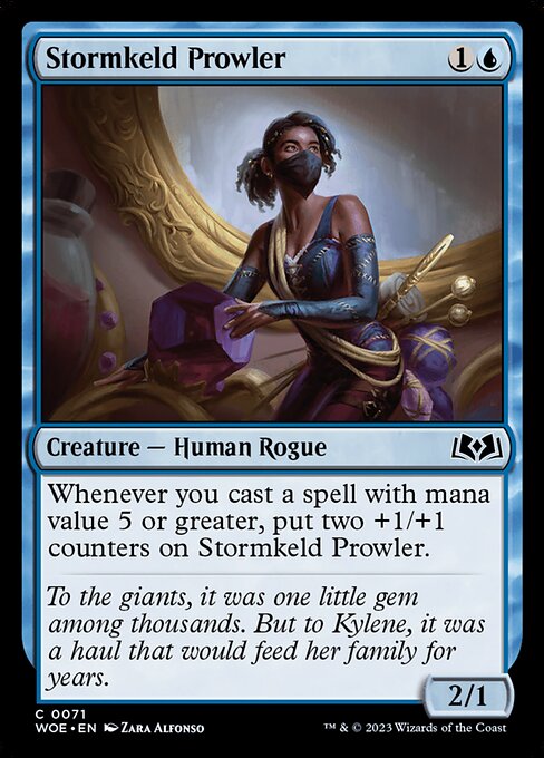 Stormkeld Prowler, from Wilds of Eldraine (#71)